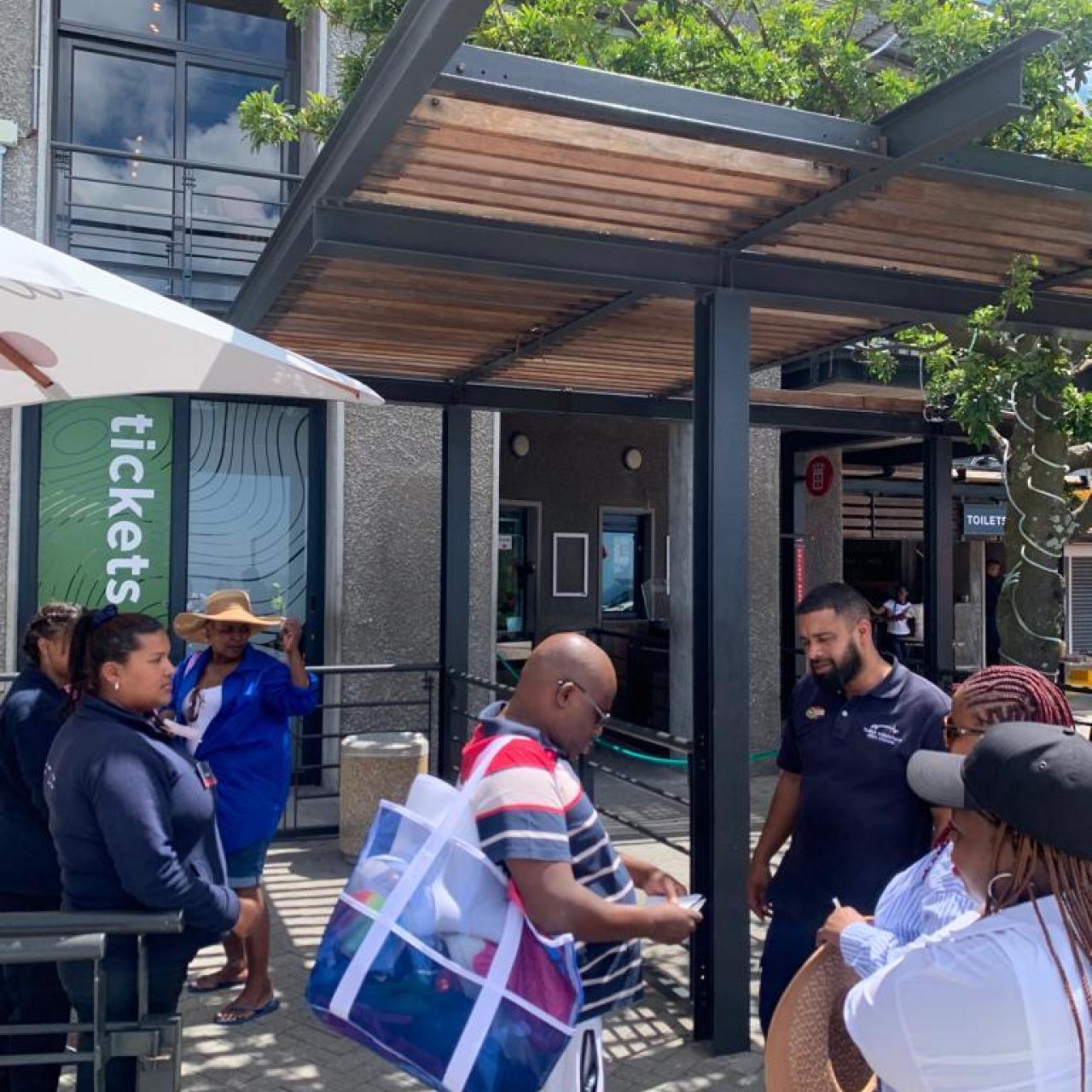 Step 3 ticket at the lower Cable Station