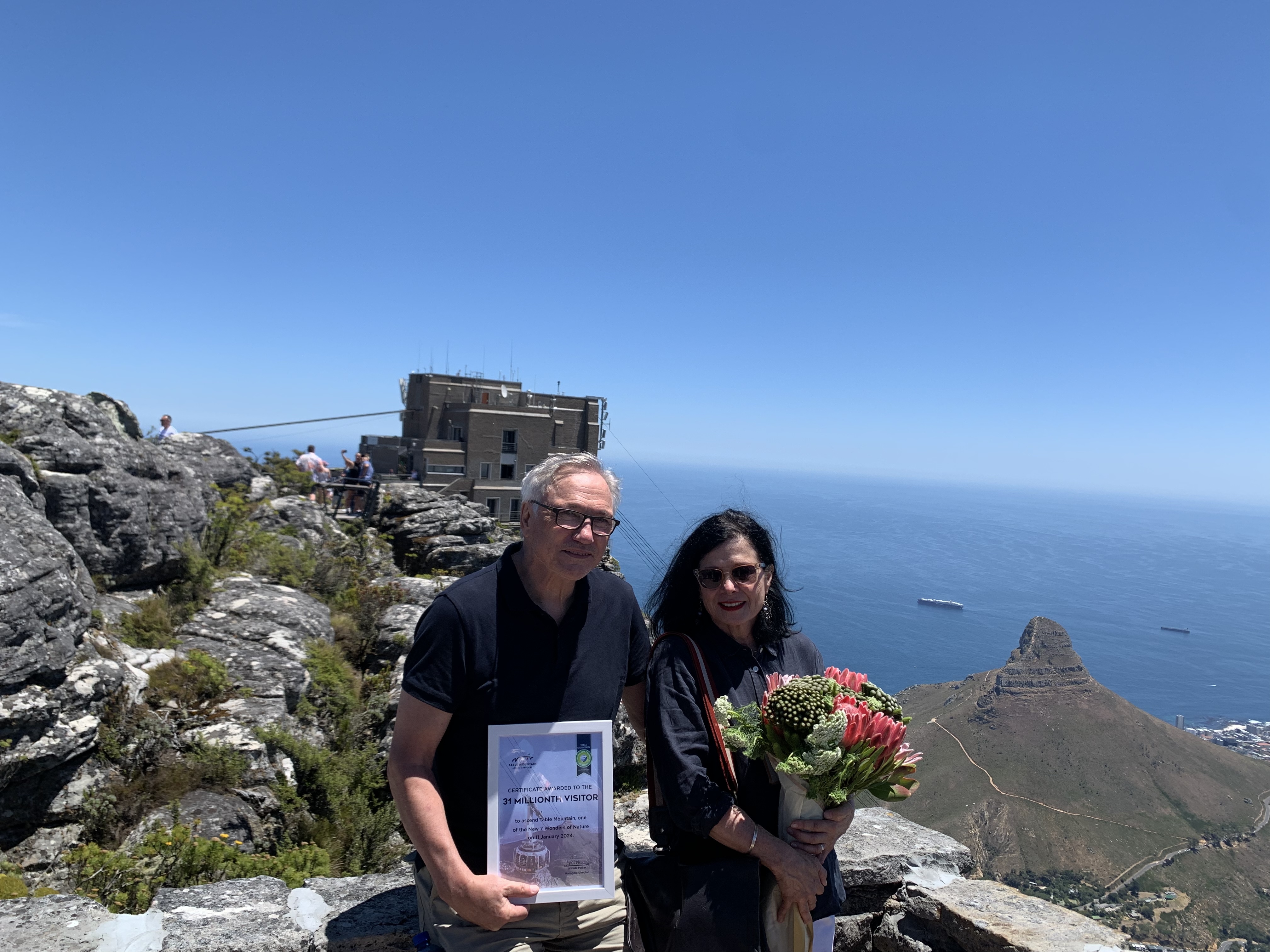 Table Mountain Aerial Cableway 31 million visitor.