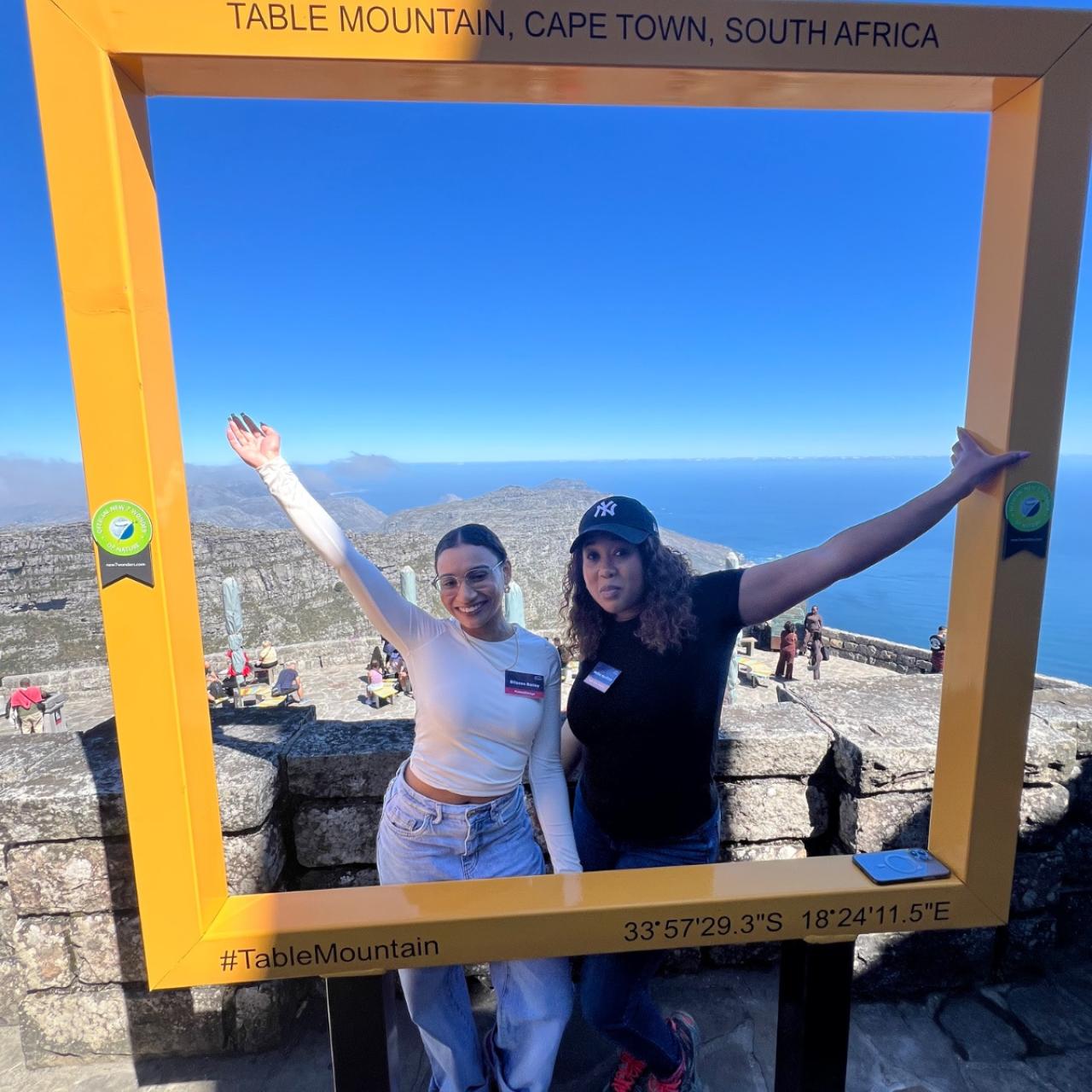 Yellow Frame at the top