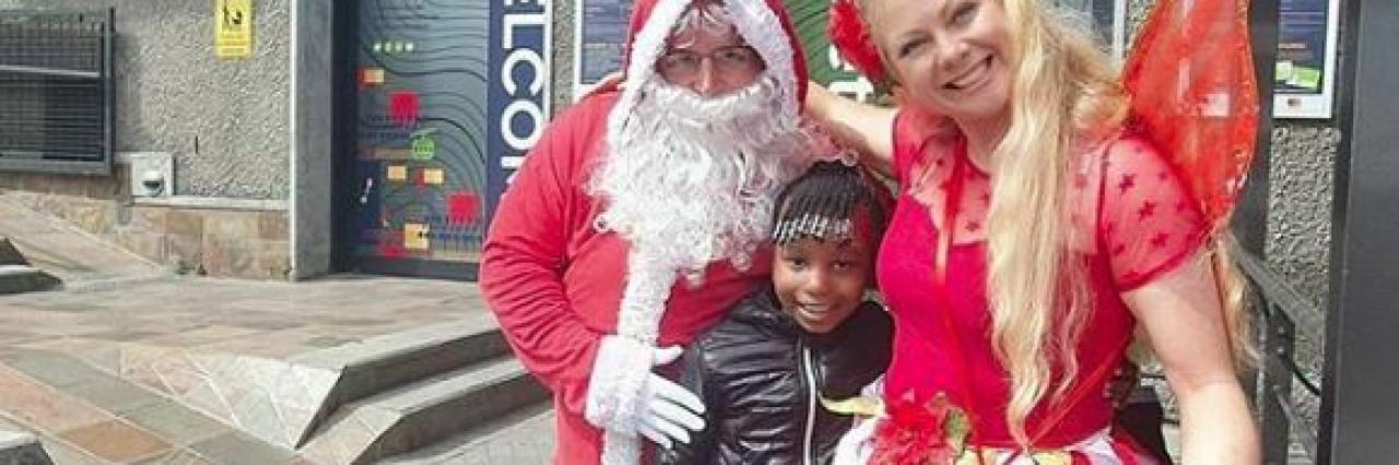 Father Christmas and helper 1