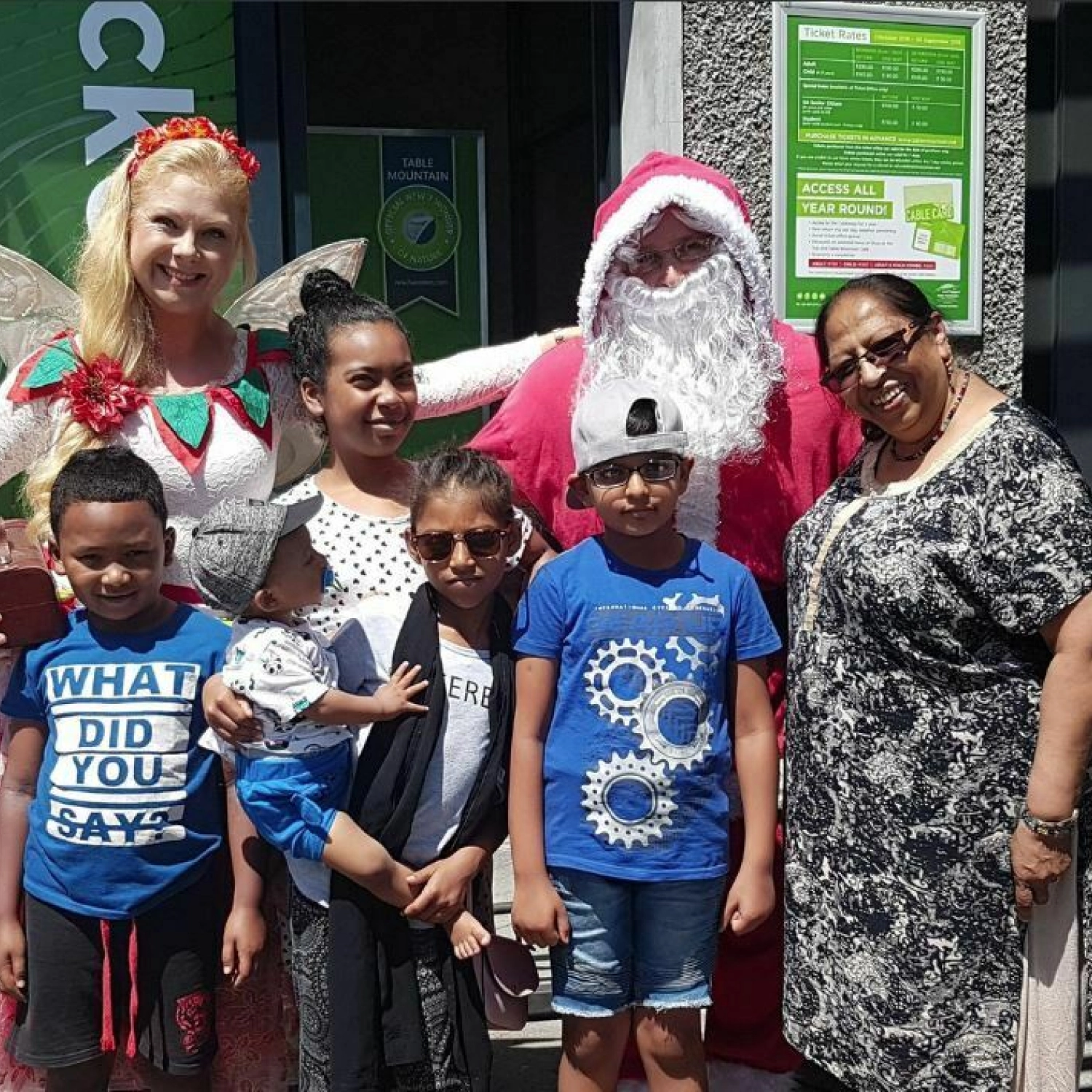 Father Christmas and visitors