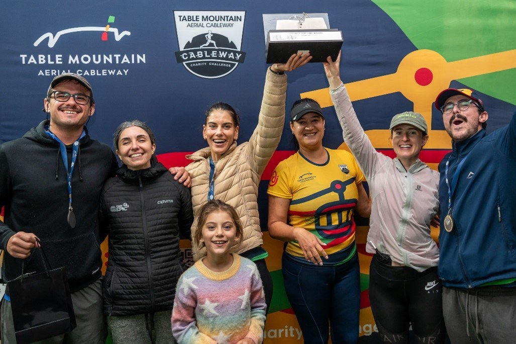 The Corporate team winner was Cometa, a newcomer to the Cableway Charity Challenge.