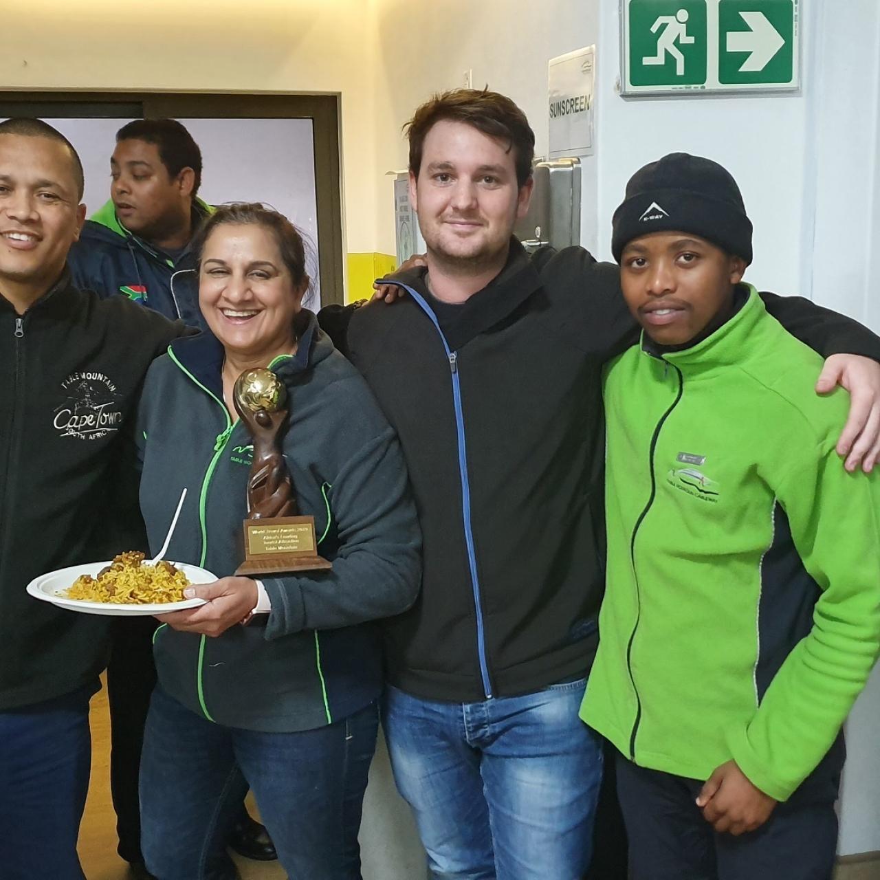 Africas leading Tourist Attraction staff lunch