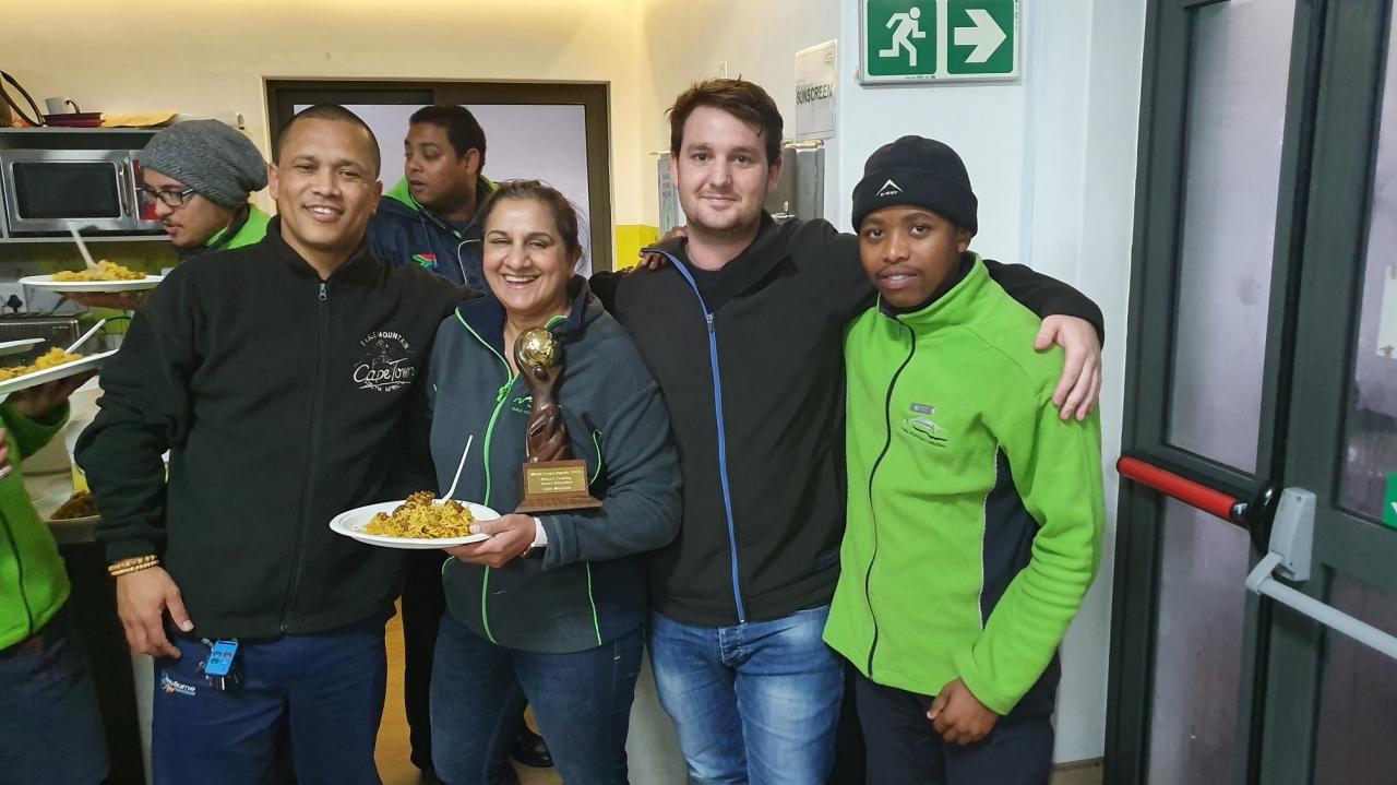 Africas leading Tourist Attraction staff lunch