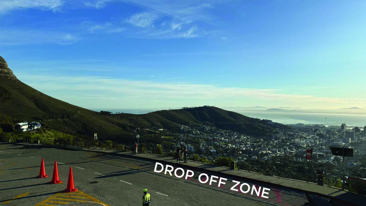 Drop off zone