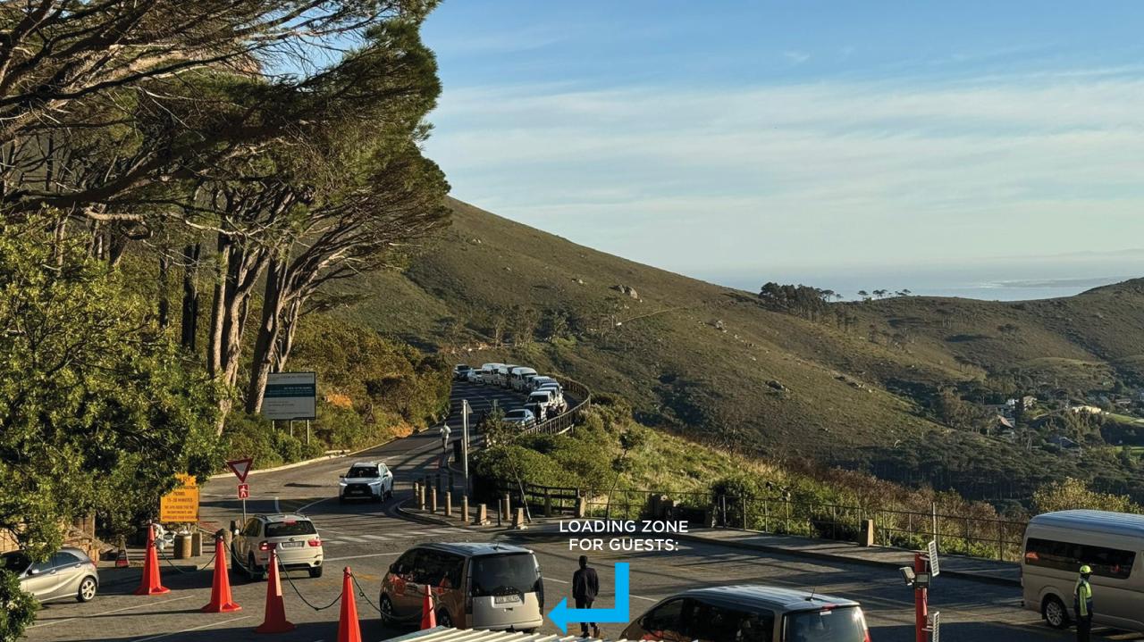 Loading zone for guests