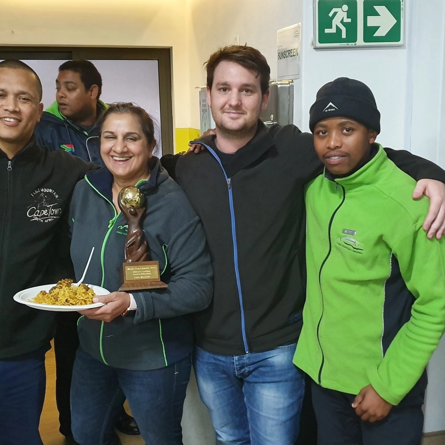 Africas leading Tourist Attraction staff lunch