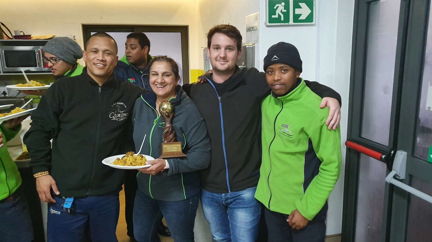 Africas leading Tourist Attraction staff lunch