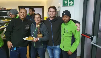 Africas leading Tourist Attraction staff lunch